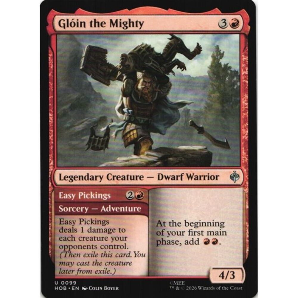 Gloin the Mighty #99 Magic The Hobbit